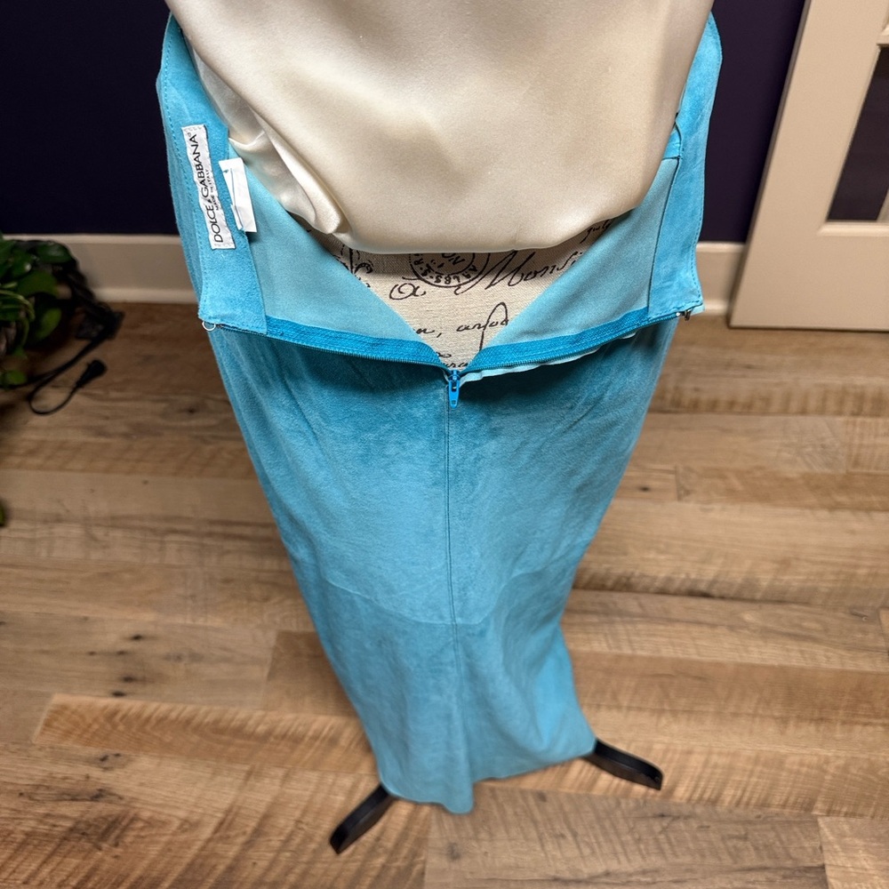 Dolce & Gabbana Turquoise Maxi Skirt - Picture 4 of 10